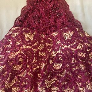 Mini Sequin Lace Dress